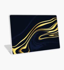 Gold Black Marble Laptop Skin