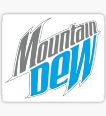 Old Mountain Dew Logo Sticker
