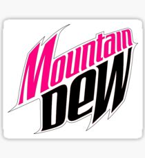 Old Mountain Dew Logo Sticker