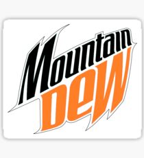 Old Mountain Dew Logo Sticker
