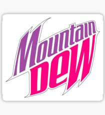 Old Mountain Dew Logo Sticker