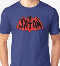 Satan Bat Man Vintage Style Logo Unisex T-Shirt