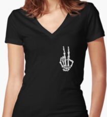 Rest in Peace. Women's Fitted V-Neck T-Shirt