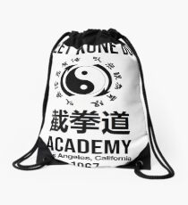 Jeet Kune Do Academy Martial Arts Bruce Lee Drawstring Bag