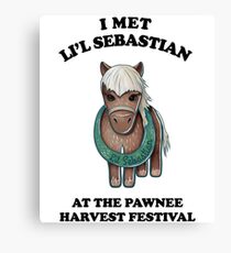lil sebastian Canvas Print