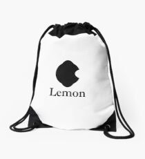Lemon Drawstring Bag