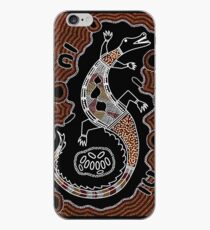 Aboriginal Art - Crocodile iPhone Case