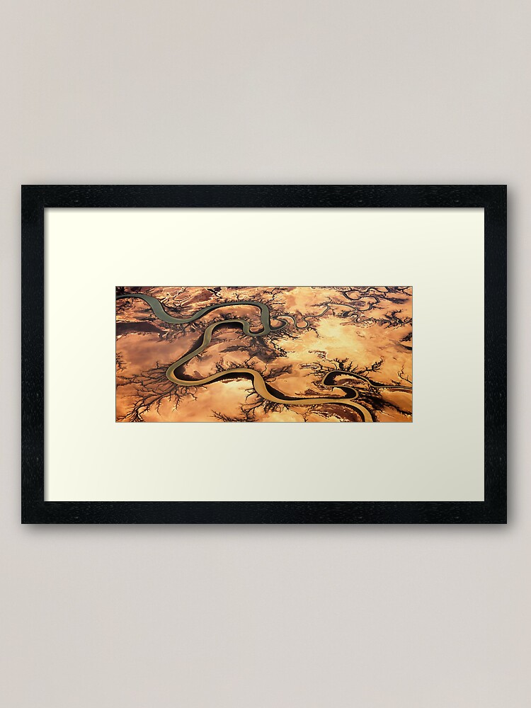 Alternate view of Carron River, Cape York Peninsula, Australia Framed Art Print