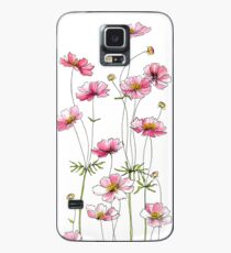 Funda/vinilo para Samsung Galaxy Cosmos rosa flores