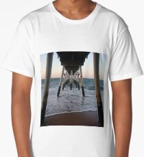 Sunset on the beach by the bay 3 Long T-Shirt