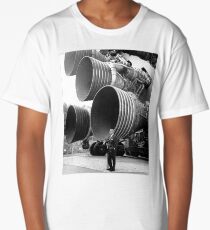 Wernher von Braun With F-1 Engines Long T-Shirt