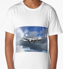Finnair Airbus A321-231 Long T-Shirt