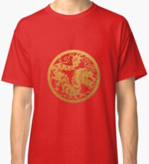 Chinese Zodiac Dragon in Gold Classic T-Shirt