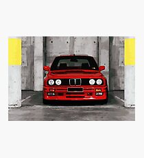 Red Sports Car - Front Photographic Print
