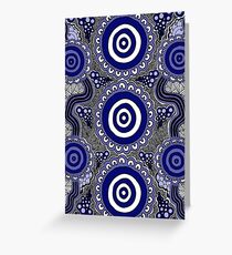 Aboriginal Art - Gathering Greeting Card
