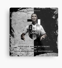 Cristiano Ronaldo Juventus Metal Print