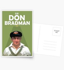 Sir Don Bradman Postcards