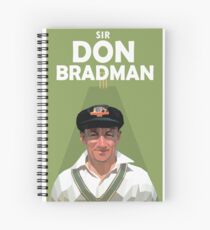 Sir Don Bradman Spiral Notebook