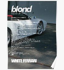 Frank Ocean - White Ferrari Poster