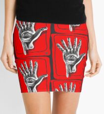 Hand six fingers Mini Skirt