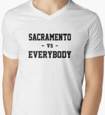 Sacramento vs Everybody Men's V-Neck T-Shirt