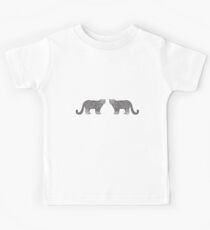 Schneeleoparden in der Liebe Kinder T-Shirt