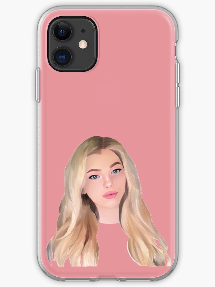 Pink portrait iphone case