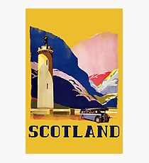 Scotland - Vintage Style Travel Highlands Photographic Print