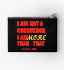 I am more than a conqueror gift T-Shirt Studio Pouch