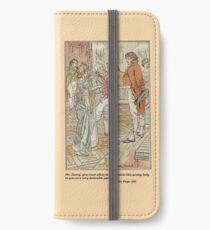 Pride and Prejudice by Jane Austen Illustration iPhone Wallet/Case/Skin
