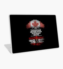 Canadian Grown With Austrian Roots Gift For Austrian From Austria - Austria Flag in Roots Laptop Skin