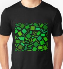Abstract Green Shapes Unisex T-Shirt