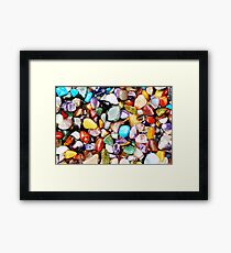 Gem Stones Gemstones Precious Stones Crystals Minerals Framed Print