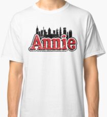Annie Broadway Musical Show Movie Orphan Film Vintage Distressed Classic T-Shirt