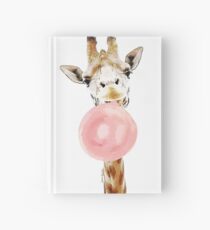 Rosa Bubblegum Giraffe Notizbuch