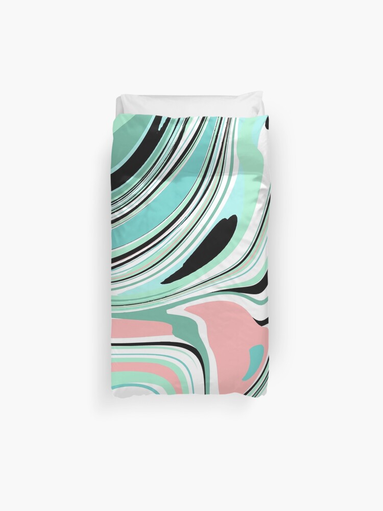 Modern Marble Background Pastel Pink Blue Green Turquoise