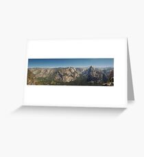 Yosemite from Glacier Point Greeting Card