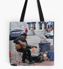 Street Performer Tote Bag