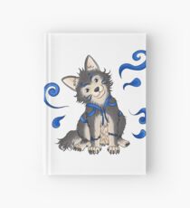 Little spiritual wolf (blue) Hardcover Journal