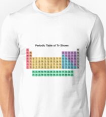 periodic table of tv shows Unisex T-Shirt