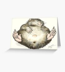 Lazy Wombat Greeting Card