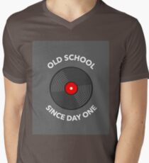 Old School Since Day One Men's V-Neck T-Shirt