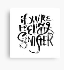 Sinister Canvas Print