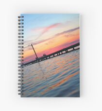 Beach Sunset Spiral Notebook