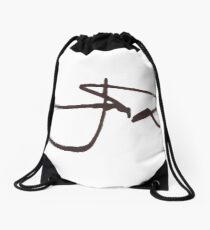 josh duns beautiful signature Drawstring Bag