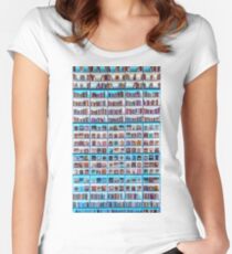 The Library of Coex, Inverted Women's Fitted Scoop T-Shirt