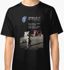 Camiseta clásica Apollo 11-50 Aniversario 1969-2019, Lunar Landing, Moon.Space