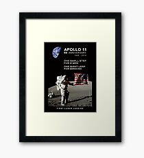 Lámina enmarcada Apollo 11-50 Aniversario 1969-2019, Lunar Landing, Moon.Space