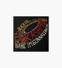 Led Zeppelin - Songs Art Board