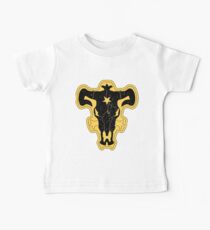 Black Bull Squad Worn Logo - Black Clover Baby Tee